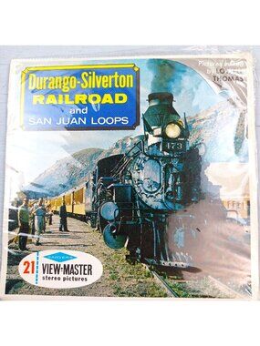 Vintage View Master Sawyer's Durango Silverton Railroad San Juan Loop 3 Reels